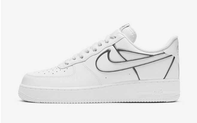 耐克空军官方二次元低帮 Nike Air Force 1 Low 经典耐克空军一号全白小白鞋 货号：DH4098-100