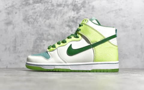 耐克Dunk夜光白绿高帮 NIKE SB Dunk High’Glow lnthe Dark 2’ 耐克夜光高帮板鞋顶级版本