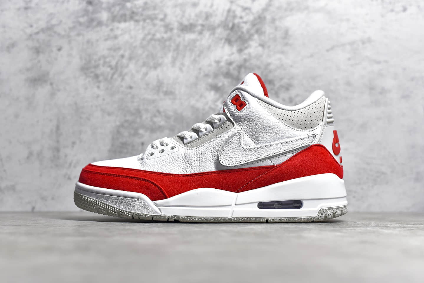 AJ3白红魔术贴换钩球鞋 Air Jordan 3 Tinker “Air Max 1” 原厂AJ3四种换勾形态 货号：CJ0939-100