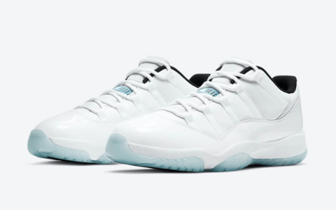 AJ11白蓝低帮真碳25周年纪念款 Air Jordan 11 Low “Legend Blue” 致敬乔丹1996年全明星赛 货号：AV2187-117