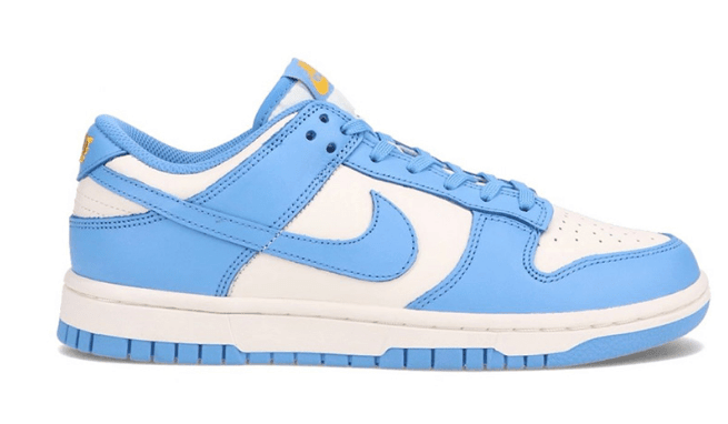 耐克Dunk北卡蓝低帮实物图 Nike Dunk Low "Coast" 人气北卡蓝耐克Dunk Low发售日期 货号：DD1503-100