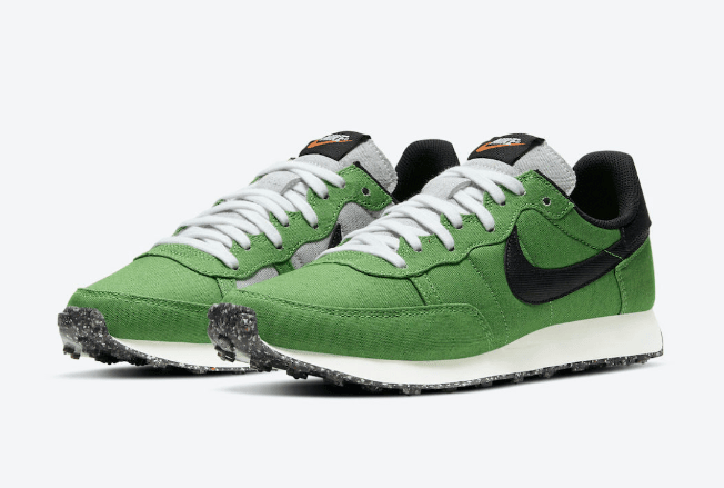 耐克华夫环保鞋 Nike Challenger OG “Mean Green” 耐克绿色复古跑鞋回归 货号：DD1108-300