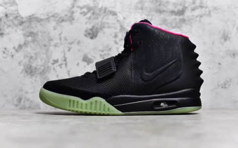 耐克椰子黑色纯原版本正品一比一复刻 NIKE AIR YEEZY 2 SOLAR RED 原厂耐克椰子做工无敌 货号：508214-006