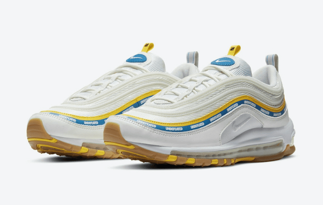 耐克MAX97子弹联名款 UNDEFEATED x Nike Air Max 97 “White” 第三款子弹UNDEFEATED联名白色 货号：DC4830-100