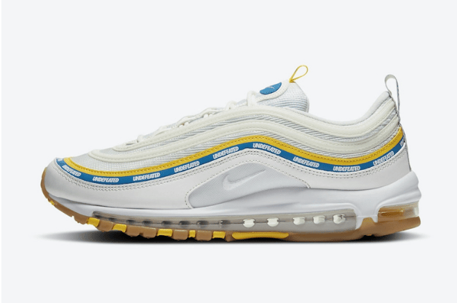 耐克MAX97子弹联名款 UNDEFEATED x Nike Air Max 97 “White” 第三款子弹UNDEFEATED联名白色 货号：DC4830-100