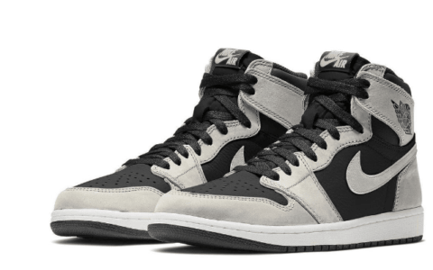 AJ1渣渣灰2.0发售日期 Air Jordan 1 “Shadow 2.0” 全新AJ1黑灰麂皮高帮 货号：555088-035