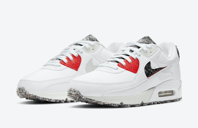 耐克AIR MAX90可回收材料鞋款 Nike Air Max 90 M2Z2 耐克大理石纹理MAX90新配色 货号：DD0383-100