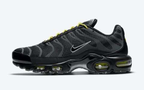 耐克MAX PLUS黑色老爹鞋气垫鞋 Nike Air Max Plus 耐克可回收材质垃圾鞋全新配色 货号：DD7112-002