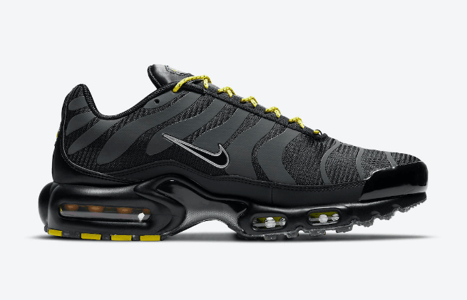 耐克MAX PLUS黑色老爹鞋气垫鞋 Nike Air Max Plus 耐克可回收材质垃圾鞋全新配色 货号：DD7112-002