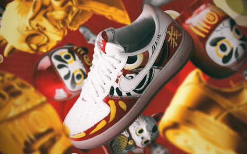 耐克空军达摩刮刮乐 Nike Air Force 1 Low “I Believe Daruma” 耐克空军中国年限定 货号：DD9941-100