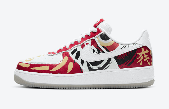 耐克空军达摩刮刮乐 Nike Air Force 1 Low “I Believe Daruma” 耐克空军中国年限定 货号：DD9941-100