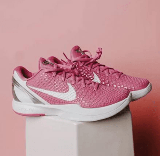 耐克科比六代球鞋乳腺癌主题 Nike Kobe 6 Protro “Think Pink” 新款科比球鞋粉色球鞋 货号：CW2190-001