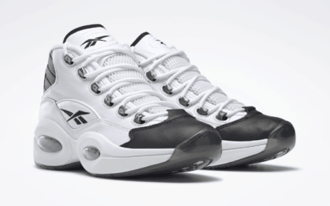 锐步黑白熊猫经典配色 Reebok Question Mid 锐步熊猫实战球鞋发售日期 货号：GX5260