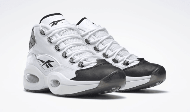 锐步黑白熊猫经典配色 Reebok Question Mid 锐步熊猫实战球鞋发售日期 货号：GX5260