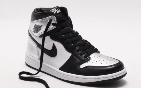 AJ1黑银脚趾上脚图 Air Jordan 1 High OG WMNS “Silver Toe” 耐克AJ1黑银高帮发售日期 货号：CD0461-001