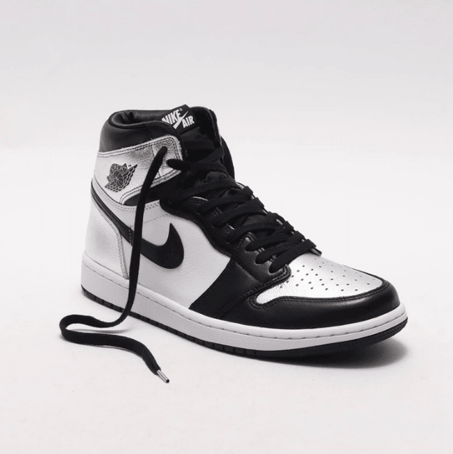 AJ1黑银脚趾上脚图 Air Jordan 1 High OG WMNS “Silver Toe” 耐克AJ1黑银高帮发售日期 货号：CD0461-001