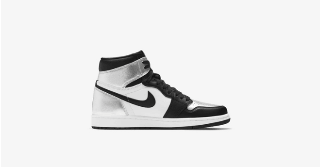 AJ1黑银脚趾上脚图 Air Jordan 1 High OG WMNS “Silver Toe” 耐克AJ1黑银高帮发售日期 货号：CD0461-001