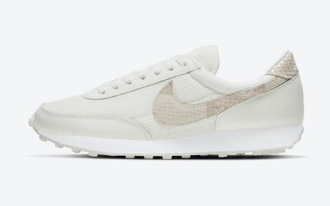 耐克华夫新款跑鞋 Nike Daybreak “Beige Snake” 耐克灯芯绒耐克蛇纹原色妆点 货号：DH4262-100