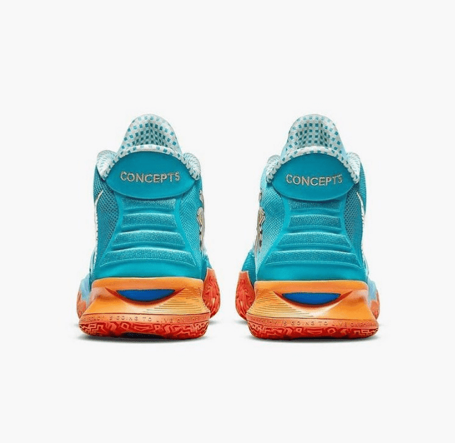 耐克欧文7神秘埃及主题 Concepts x Nike Kyrie 7 实战欧文7蓝橙联名款首次曝光 货号：CT1137-900