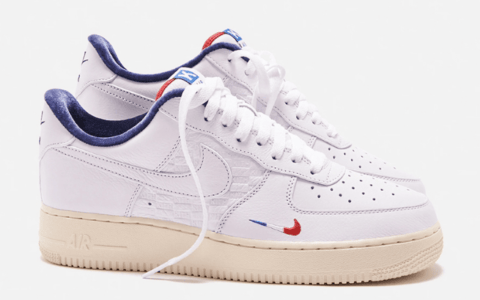 耐克空军一号法国限定 KITH x Nike Air Force 1 “Paris” 耐克空军KITH联名新款实物图 货号：CZ7927-100