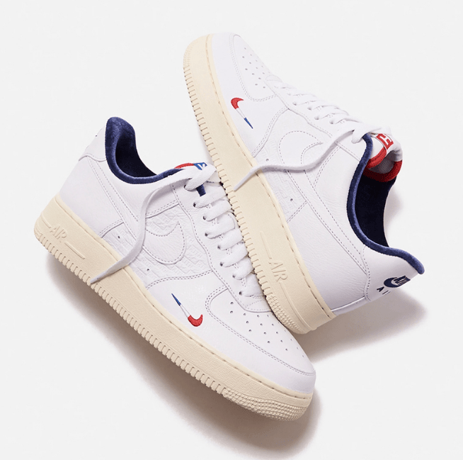 耐克空军一号法国限定 KITH x Nike Air Force 1 “Paris” 耐克空军KITH联名新款实物图 货号：CZ7927-100