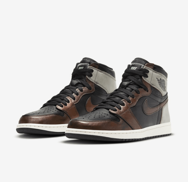 AJ1变龙色古铜色高帮 Air Jordan 1 High OG “Light Army” 全新设计AJ1经典元素 货号：555088-033