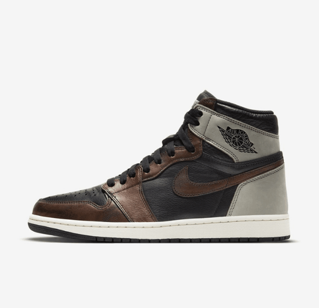 AJ1变龙色古铜色高帮 Air Jordan 1 High OG “Light Army” 全新设计AJ1经典元素 货号：555088-033