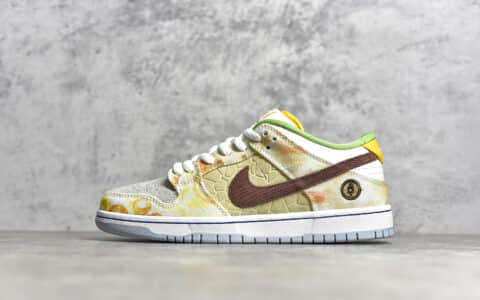 耐克Dunk SB CNY中国限定 NIKE Dunk SB Low CNY 周杰伦同款耐克Dunk扎染鸳鸯细节超多 货号：CV1628-800