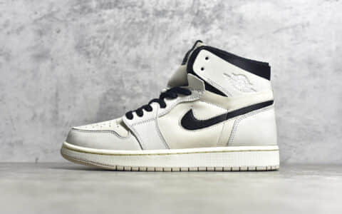 AJ1珍珠奶茶女生专属版本 Air Jordan 1 Zoom Air CMFT“Summit White” 纯原版本AJ1米白高帮 货号：CT0979-100