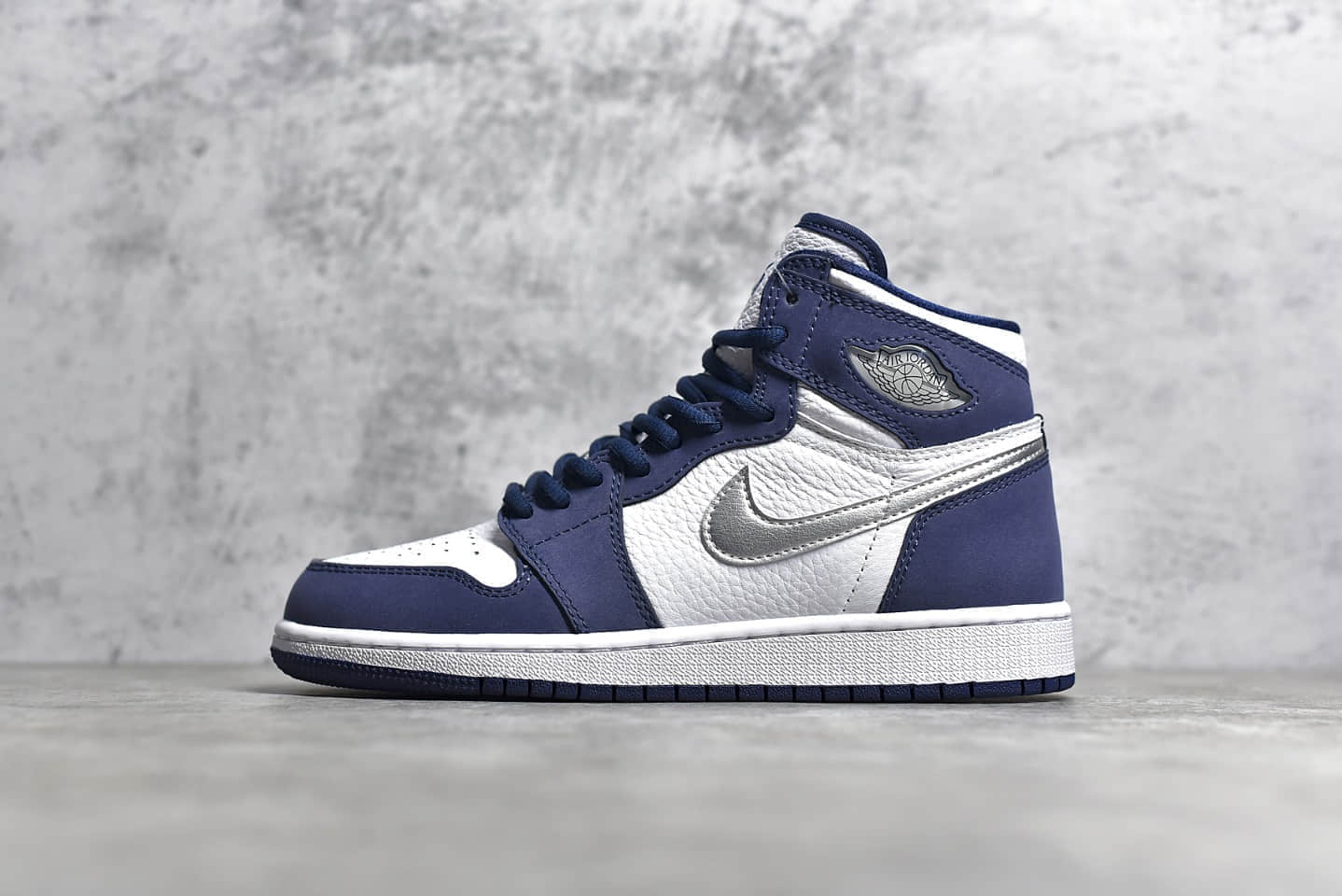 AJ1午夜蓝日本限定 Air Jordan 1 High OG CO JP Midnight Navy 王一博同款AJ1午夜蓝高帮 货号：DC1788-100