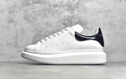 麦昆皮面黑尾老爹鞋 Alexander McQueen sole sneakers 最高版本麦昆工厂货源 代购版本麦昆复刻