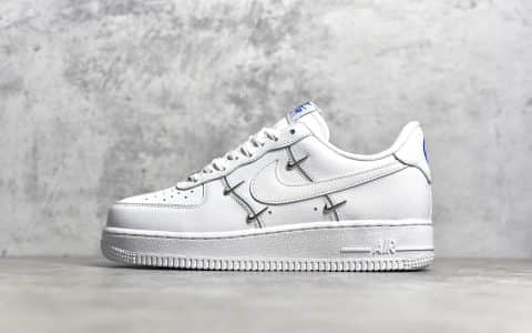 耐克空军联名小银勾 NIKE Air Force 1 Low ’07 "All white" 耐克空军一号白色低帮原厂正品一比一空军 货号：CT1990-100