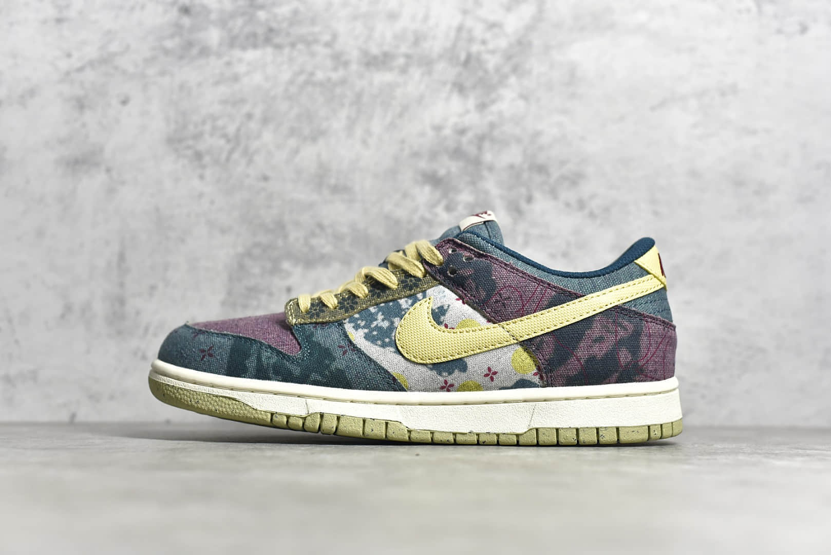 耐克Dunk水洗牛仔低帮 Nike Dunk Low SP "Community Garden" 莆田H12纯原版版本耐克柠檬水洗 货号：CZ9747-900