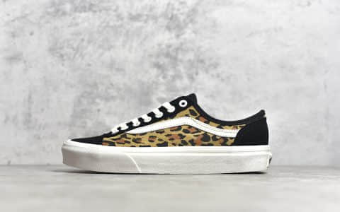 万斯黑色豹纹原厂硫化 VANS Style 36 万斯2021新款 莆田万斯工厂现货