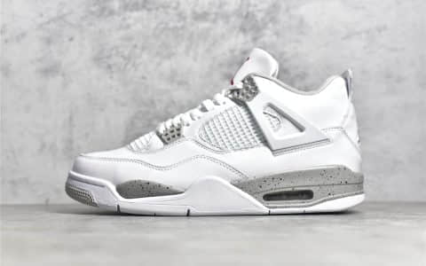 AJ4白色奥利奥 Air Jordan 4 “White Oreo” 原厂正确AJ进口皮料 AJ头层皮 货号：CT8527-100