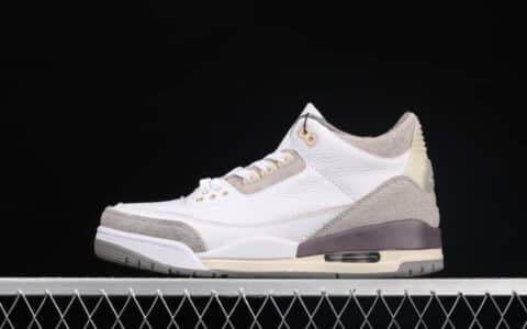 AJ3联名款实战篮球鞋 L版 A Ma Maniére x Air Jordan 3 AJ3头层荔枝皮AJ工厂莆田 货号：DH3434-110