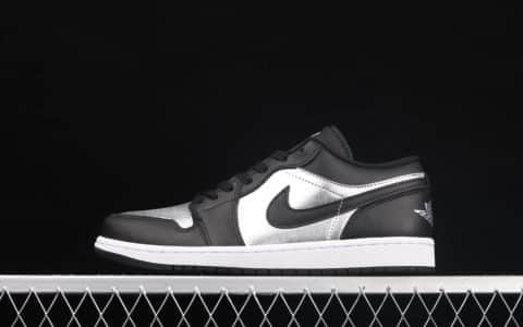 AJ1黑银低帮纯原版本 Air Jordan 1 Low 莆田顶级AJ货源 AJ1黑色低帮 货号：DA5551-001