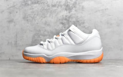 AJ11白橙低帮篮球鞋 Air Jordan 11 Retro Low “Bright citrus”白橙 H12纯原AJ新款白橙 货号：AH7860-139