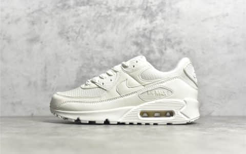 耐克MAX90三十周年纪念款 Nike Air Max 90 NRG 耐克MAX90盐白跑鞋 耐克MAX90元年 货号：CT2007-100