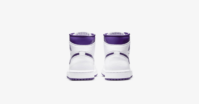 AJ1白紫元年复刻 Air Jordan 1 High OG WMNS “Court Purple” 全新AJ1白紫配色实物图 货号：CD0461-151