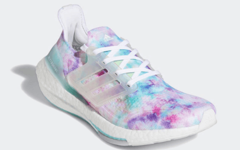 阿迪达斯UB2021海洋扎染限定 adidas Ultra Boost 2021 “Tie-Dye” 阿迪达斯UB21新款发售 货号：GZ7104