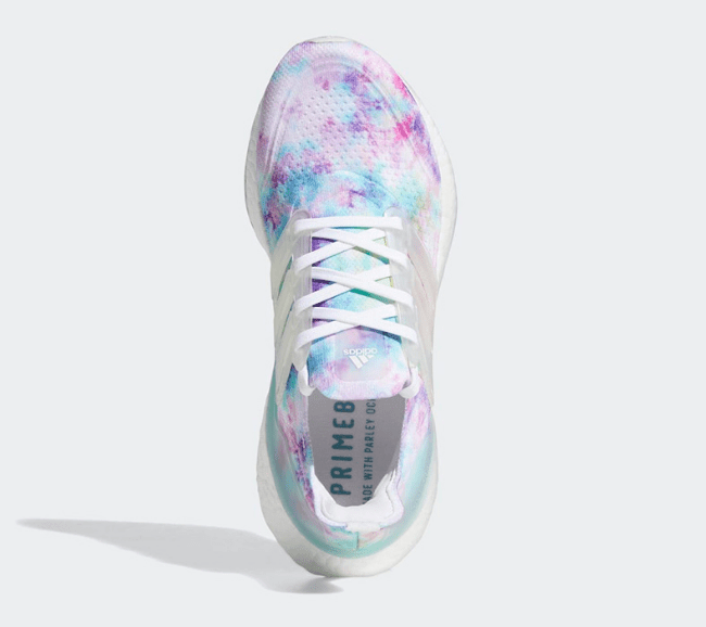 阿迪达斯UB2021海洋扎染限定 adidas Ultra Boost 2021 “Tie-Dye” 阿迪达斯UB21新款发售 货号：GZ7104