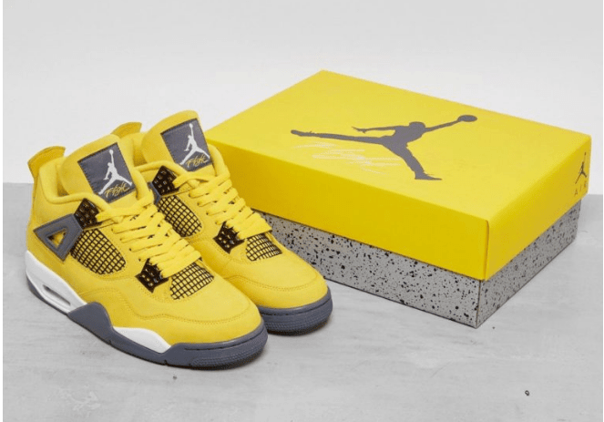 AJ4电母复刻 莆田AJ4 Air Jordan 4 “Lightning” 经典电母AJ4实物图 货号：CT8527-700