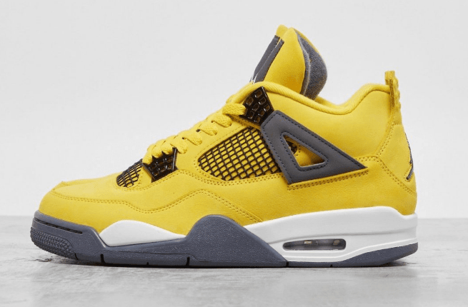 AJ4电母复刻 莆田AJ4 Air Jordan 4 “Lightning” 经典电母AJ4实物图 货号：CT8527-700