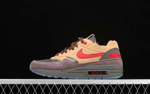 耐克MAX1 CLOT联名款跑鞋 Clot x Nike Air Max 1“Tea Leaf Brown” 耐克中国风跑鞋 耐克陈冠希联名 货号：DD1870-200