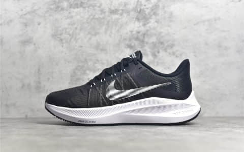 耐克登月8代黑色轻跑鞋 Nike Air Zoom Winflo 8代 耐克网面新款轻跑鞋 货号：CW3419-006