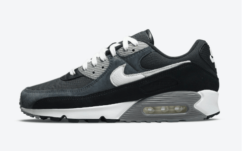 耐克MAX90灰黑全新配色 Nike Air Max 90 Premium 耐克MAX90麂皮 货号：DA1641-003