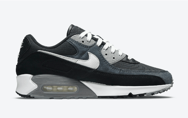 耐克MAX90灰黑全新配色 Nike Air Max 90 Premium 耐克MAX90麂皮 货号：DA1641-003