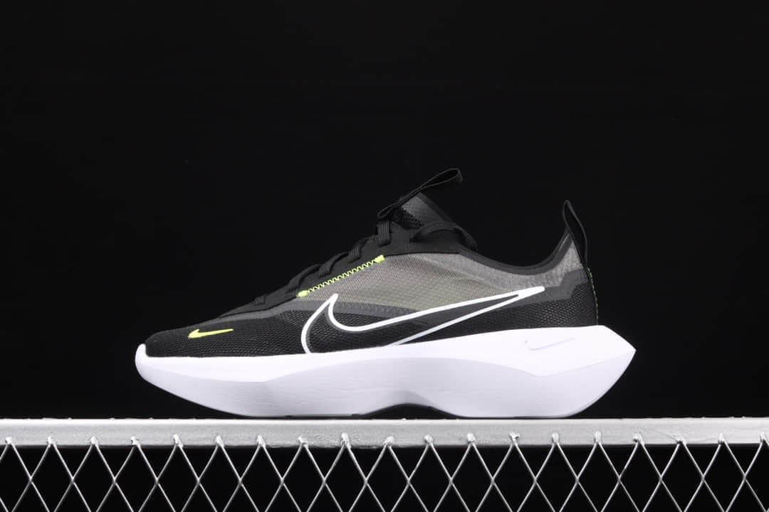 耐克维斯塔黑白色增高鞋 Nike Vista Lite“White Orango” 耐克黑色网面跑鞋 耐克蝉翼镂空跑鞋 货号：CI0905-001-潮流者之家