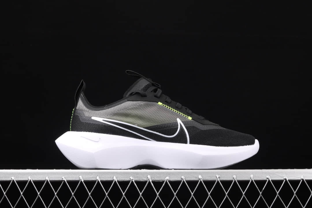 耐克维斯塔黑白色增高鞋 Nike Vista Lite“White Orango” 耐克黑色网面跑鞋 耐克蝉翼镂空跑鞋 货号：CI0905-001-潮流者之家